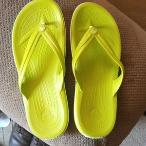 Croc flip flops